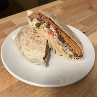 Crunchwrap  at Rascal's in Santa Barbara