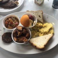 Vegan Blue Dog Breakfast at Blue Dog Bistro in Ocean Springs