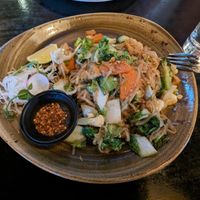 Rice noodles at Kin Khao Thai in Athlone