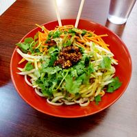 Wuhan noodles 🍜 with chili oil at Beijing Noodle in Fort Collins