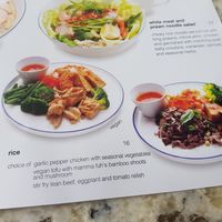 Menu - rice dish at Eat Fuh in Darlinghurst