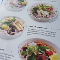 Menu - noodle soup at Eat Fuh in Darlinghurst
