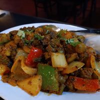 Bindi masala at Zayka Indian Cuisine in Springfield