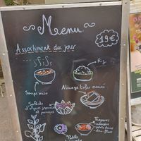 Set lunch menu at Graines du Jour in Paris