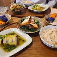 Graines du Jour, deuxième fois là-bas, toujours aussi savoureux. Avec des saveurs inconnues notamment grâce à la racine de tournesol, et une courge japonaise ; délicieux. #Veg at Graines du Jour in Paris