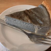 Flan au sésame noir (tofu soyeux ?) at Graines du Jour in Paris