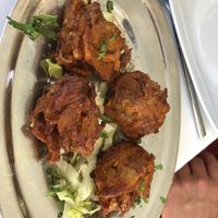 fried onions  at Hindú Kurma in Sotogrande