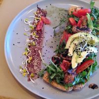 Sandwich at Organic Jungle in Gran Canaria