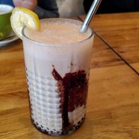 Lovely Brown smoothie at Organic Jungle in Gran Canaria