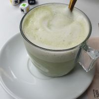 Matcha Latte with almond milk at Organic Jungle in Gran Canaria