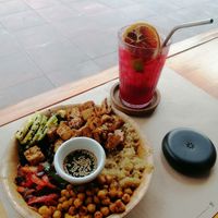 Yummy late lunch at Organic Jungle in Gran Canaria