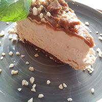 Lotus cheesecake at Organic Jungle in Gran Canaria