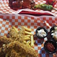 Iskender and junk fingers at Junk Vegan in Ankara