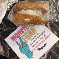 Cookie from Crust Bakery at Monster Vegan in Philadelphia
