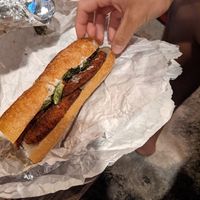 Chicken Sandwich at Monster Vegan in Philadelphia