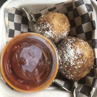 Fried Mac & Cheese Balls  at Monster Vegan in Philadelphia