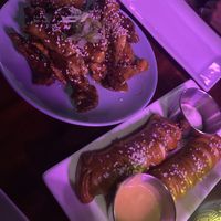 Pretzel and seitan   at Monster Vegan in Philadelphia