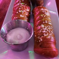 Pretzel. So good!!!! at Monster Vegan in Philadelphia