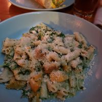 Pesto penne at Monster Vegan in Philadelphia
