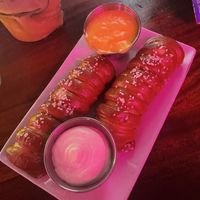 Bavarian pretzel app  at Monster Vegan in Philadelphia