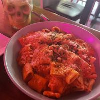 Penne allá vodka  at Monster Vegan in Philadelphia