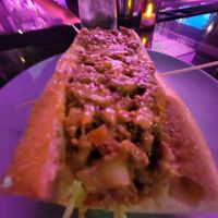 Vegan cheesesteak with Impossible  meat at Monster Vegan in Philadelphia