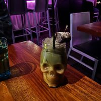 Fancy drink   at Monster Vegan in Philadelphia