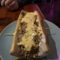 Cheeseteak hoagie   at Monster Vegan in Philadelphia