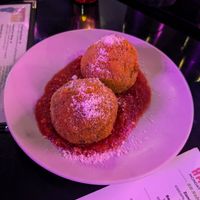 Mac and cheese balls at Monster Vegan in Philadelphia