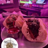 The CUTLET Sandwich (L) & the General Tso’s Sandwich (R) #Veganuary at Monster Vegan in Philadelphia