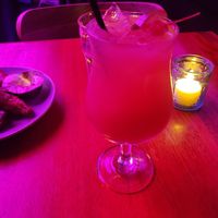 Dead by Dawn: Pineapple, orange, ginger ale, grenadine at Monster Vegan in Philadelphia