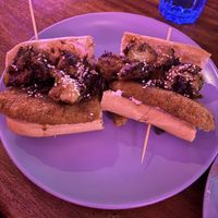 General Tso’s Sandwich  at Monster Vegan in Philadelphia