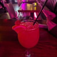 Dawn of the Dead mocktail complete with tiny sword. at Monster Vegan in Philadelphia