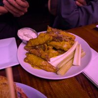 Buffalo seitan wings at Monster Vegan in Philadelphia