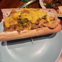 Vegan steak (seitan)  at Monster Vegan in Philadelphia