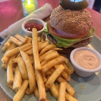 burger   at Monster Vegan in Philadelphia