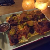 Hunni pizza at Four Side Vegan Pizza in Manchester