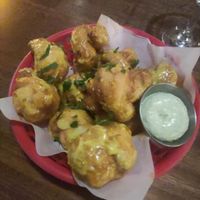 Garlic dough balls at Four Side Vegan Pizza in Manchester