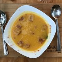 Pumpkin soup at Hilli Restaurant & Cafe in Norfolk Island
