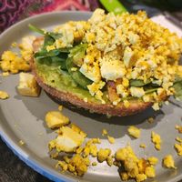Scrambled tofu at KOPIKU in Oconnor