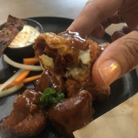 Cauliflower wings with chili sauce  at Carrots The Vegan Kitchen in Bangkok