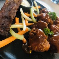 Buffaloes and bacon at Carrots The Vegan Kitchen in Bangkok