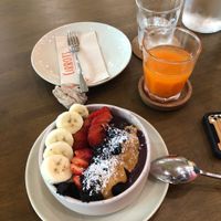 Breakfast of champions! at Carrots The Vegan Kitchen in Bangkok