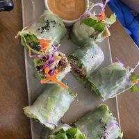 Fresh rolls  at Carrots The Vegan Kitchen in Bangkok