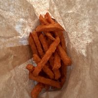 Yummyest sweet potato fries   at Carrots The Vegan Kitchen in Bangkok