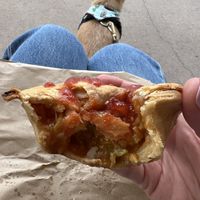 Vegan pie  at The Braidwood Bakery in Braidwood