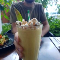 Super Yellow Smoothie at Guyala Cafe in Cairns