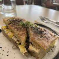 Mushroom toastie   at Guyala Cafe in Cairns