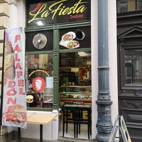 Storefront at La Fiesta Imbiss in Leipzig