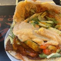 Seitan Kebab  at La Fiesta Imbiss in Leipzig